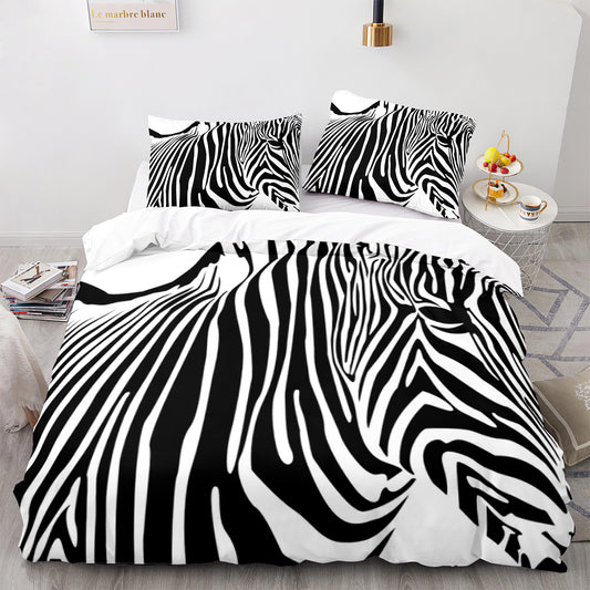 Cutom Duvet Cover Set Pattern Chic Comforter Cover King Size for Teens Adults Bedding Set with Pillowcases  M1055