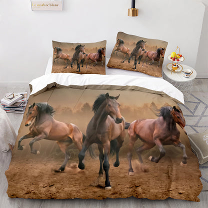 Cutom Duvet Cover Set Pattern Chic Comforter Cover King Size for Teens Adults Bedding Set with Pillowcases  M1057