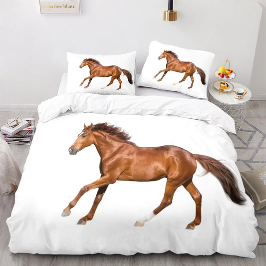Cutom Duvet Cover Set Pattern Chic Comforter Cover King Size for Teens Adults Bedding Set with Pillowcases  M1059