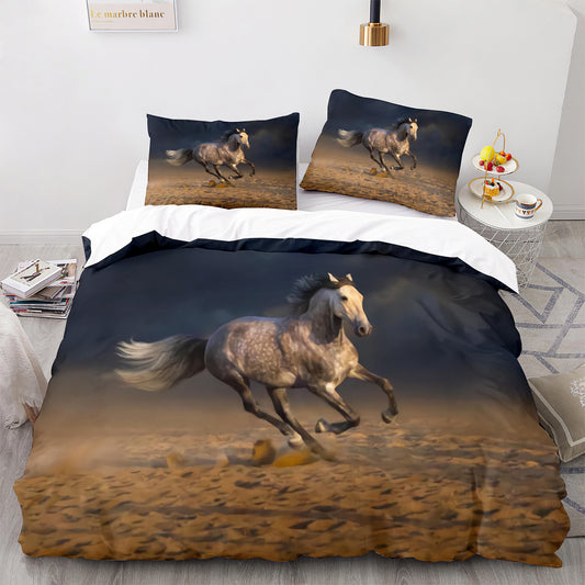 Cutom Duvet Cover Set Pattern Chic Comforter Cover King Size for Teens Adults Bedding Set with Pillowcases  M1066
