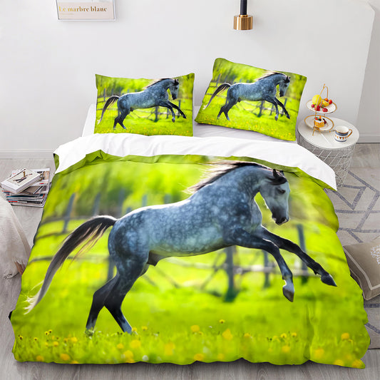 Cutom Duvet Cover Set Pattern Chic Comforter Cover King Size for Teens Adults Bedding Set with Pillowcases  M1069