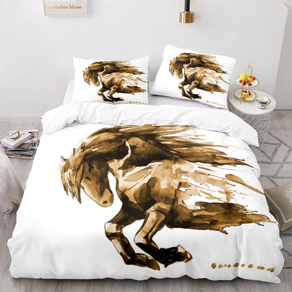 Cutom Duvet Cover Set Pattern Chic Comforter Cover King Size for Teens Adults Bedding Set with Pillowcases  M1070