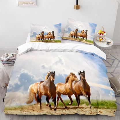 Cutom Duvet Cover Set Pattern Chic Comforter Cover King Size for Teens Adults Bedding Set with Pillowcases  M1072