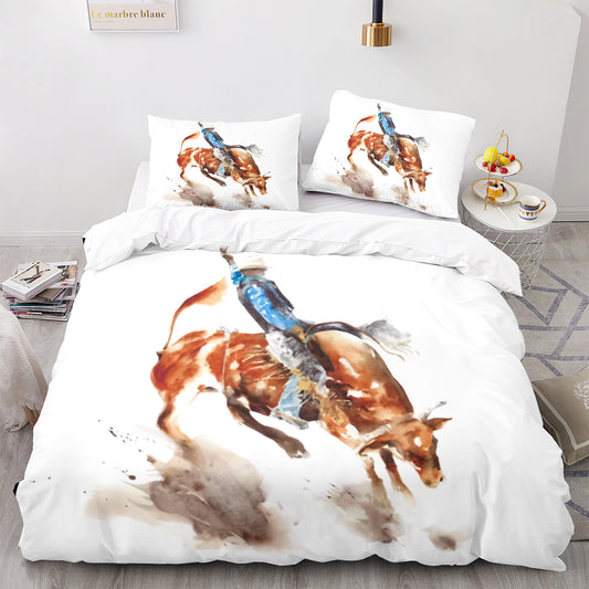 Cutom Duvet Cover Set Pattern Chic Comforter Cover King Size for Teens Adults Bedding Set with Pillowcases  M1073