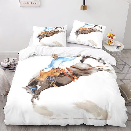 Cutom Duvet Cover Set Pattern Chic Comforter Cover King Size for Teens Adults Bedding Set with Pillowcases  M1075