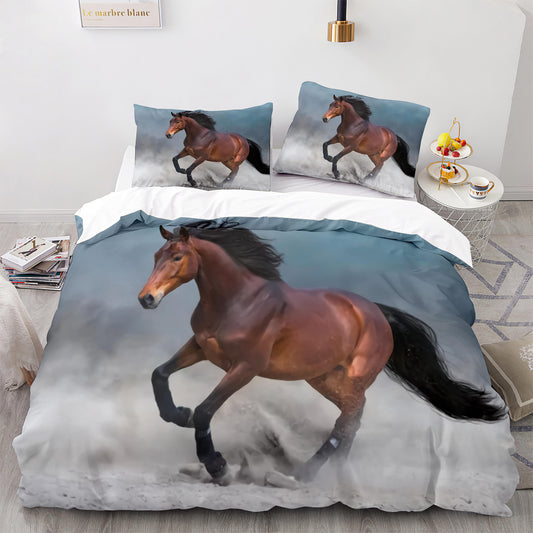 Cutom Duvet Cover Set Pattern Chic Comforter Cover King Size for Teens Adults Bedding Set with Pillowcases  M1082