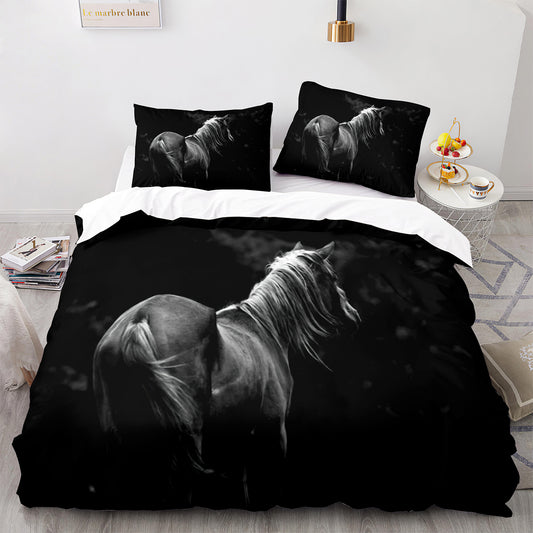 Cutom Duvet Cover Set Pattern Chic Comforter Cover King Size for Teens Adults Bedding Set with Pillowcases  M1087