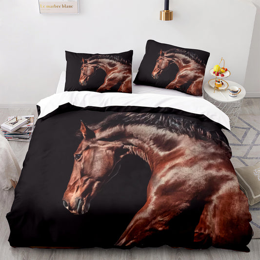Cutom Duvet Cover Set Pattern Chic Comforter Cover King Size for Teens Adults Bedding Set with Pillowcases  M1094