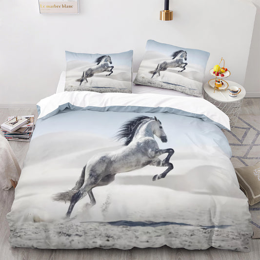 Cutom Duvet Cover Set Pattern Chic Comforter Cover King Size for Teens Adults Bedding Set with Pillowcases  M1101