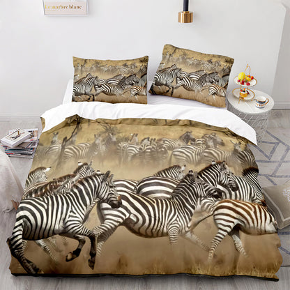 Cutom Duvet Cover Set Pattern Chic Comforter Cover King Size for Teens Adults Bedding Set with Pillowcases  M1109