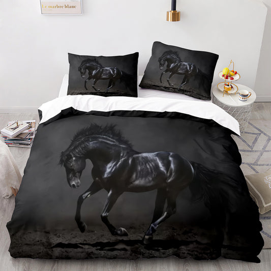 Cutom Duvet Cover Set Pattern Chic Comforter Cover King Size for Teens Adults Bedding Set with Pillowcases  M1111