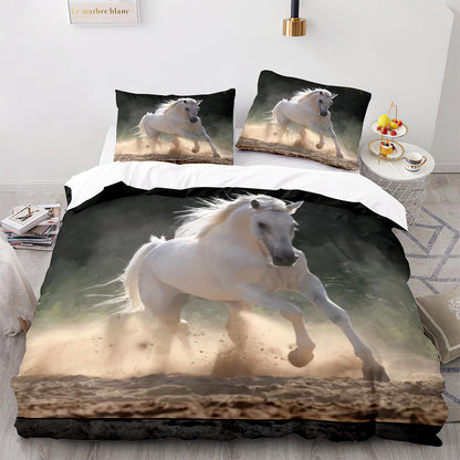 Cutom Duvet Cover Set Pattern Chic Comforter Cover King Size for Teens Adults Bedding Set with Pillowcases  M1112