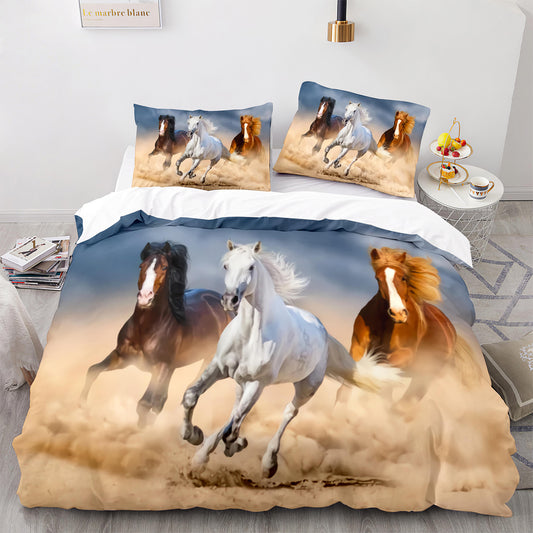 Cutom Duvet Cover Set Pattern Chic Comforter Cover King Size for Teens Adults Bedding Set with Pillowcases  M1118