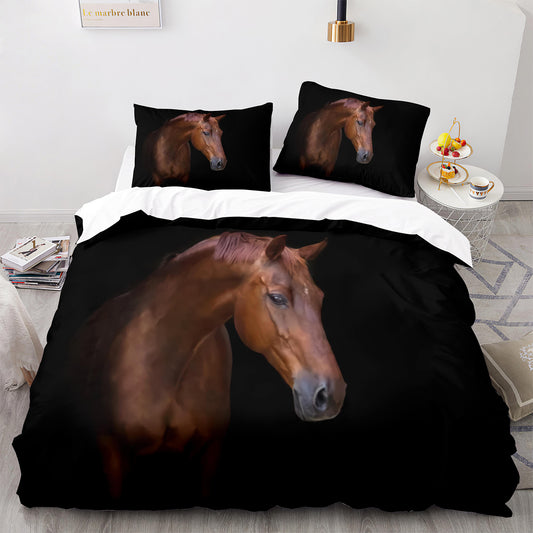 Cutom Duvet Cover Set Pattern Chic Comforter Cover King Size for Teens Adults Bedding Set with Pillowcases  M1119