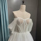 Weiße funkelnde Ballkleider Partykleid Hochzeitskleid gh2608