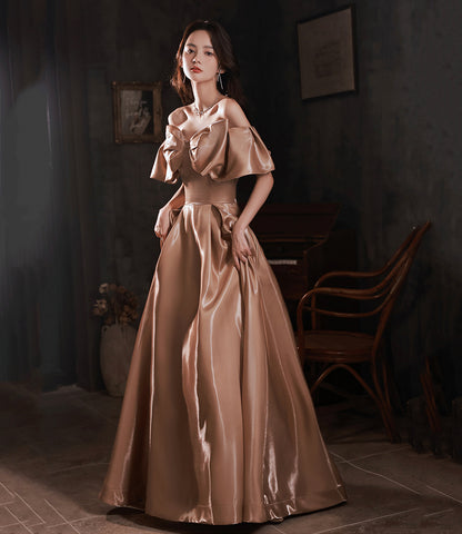 Lovely Bow Satin Long Ball Gown Formal Dress  10382