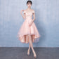 Pink tulle short prom dress, homecoming dress  8030