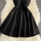 Cute A Line Short Dress One Shoulder Dress  10809
