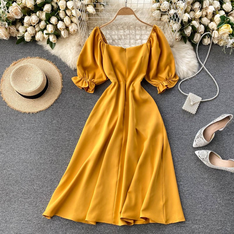 Cute A Line Short Dress Fashion Dress  10905