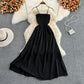 Black A Line Off Shouler Dress Fashion Dress  10838