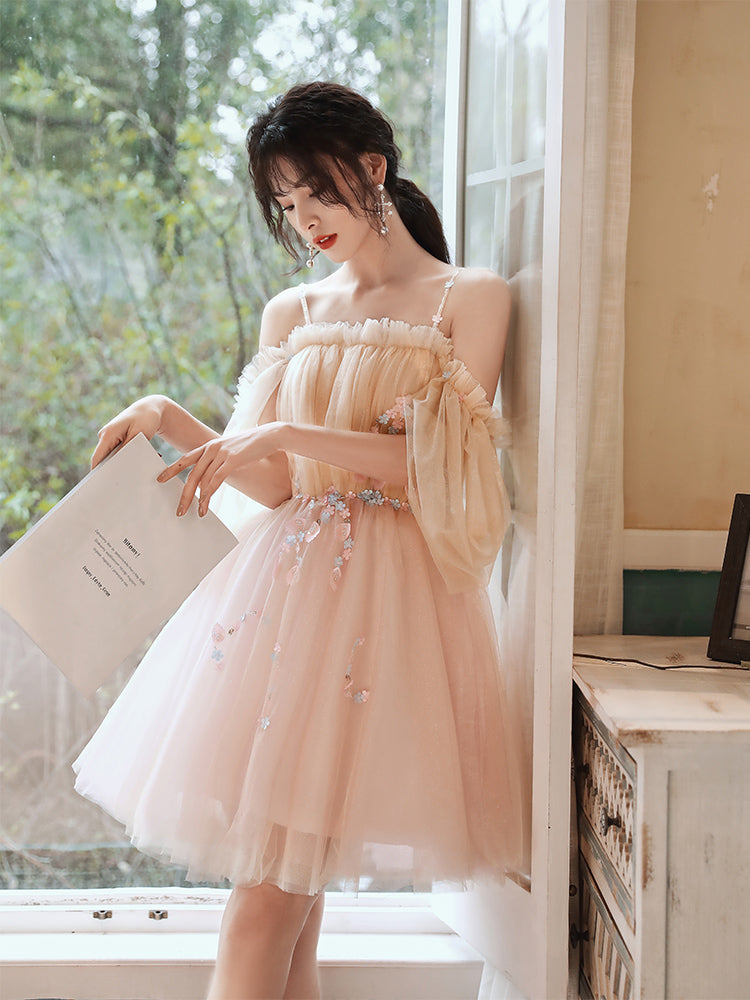 Süßes Tüll kurzes Ballkleid Cocktailkleid 8325