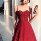 Süßes langes Abschlussballkleid aus Tüllperlen mit Herzausschnitt, formelles Kleid 7965