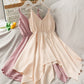 Cute V Neck Irregular Short Dress A Line Fashion Dress  10675