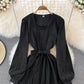 Cute A Line Long Sleeve Dress Fashion Dress  10829