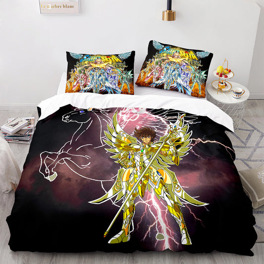 Cutom Duvet Cover Set Pattern Chic Comforter Cover King Size for Teens Adults Bedding Set with Pillowcases  SDS3001