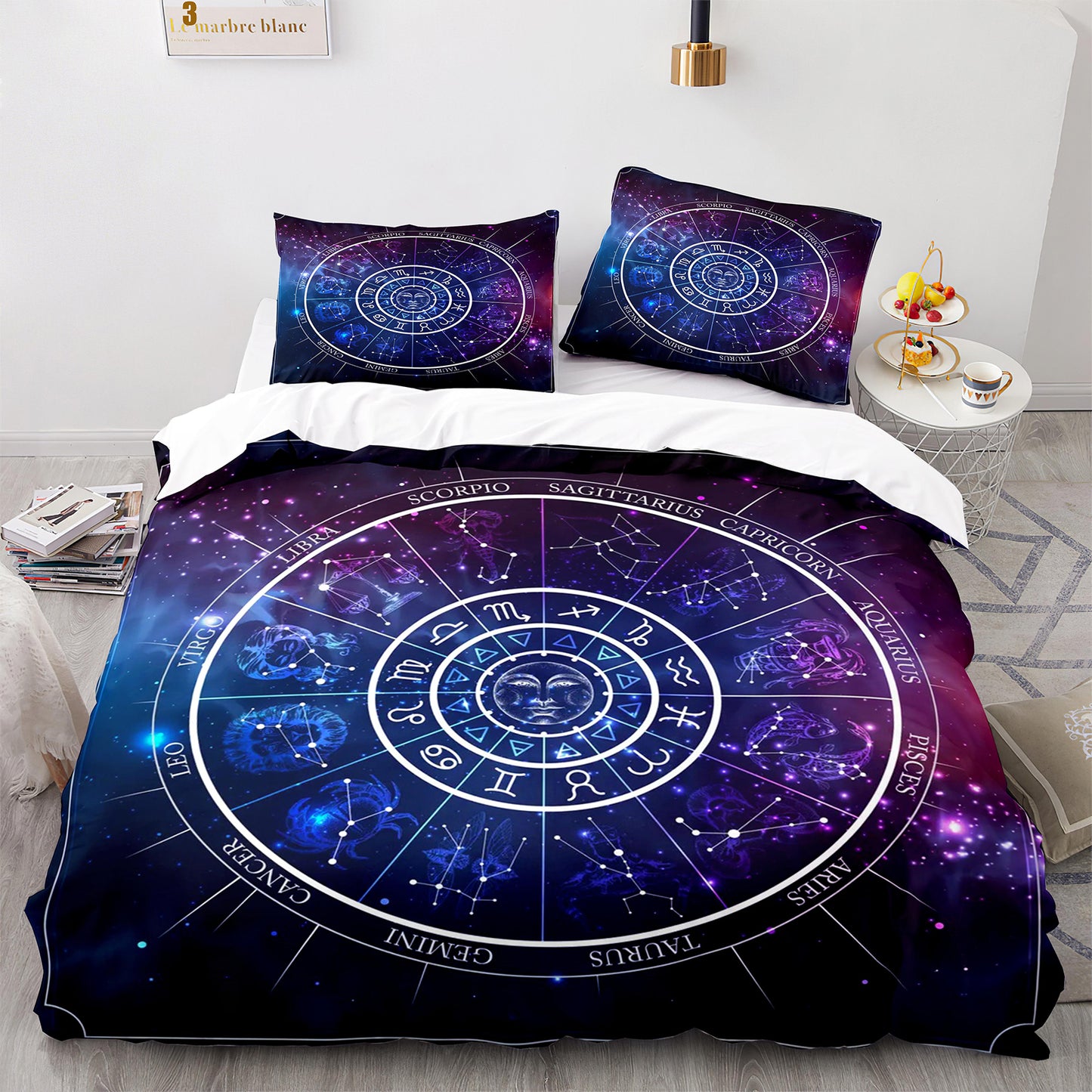 Cutom Duvet Cover Set Pattern Chic Comforter Cover King Size for Teens Adults Bedding Set with Pillowcases  SEXZ3001