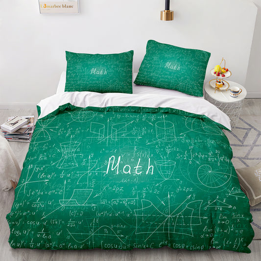 Cutom Duvet Cover Set Pattern Chic Comforter Cover King Size for Teens Adults Bedding Set with Pillowcases   GS3006