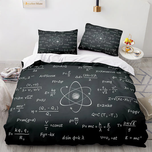 Cutom Duvet Cover Set Pattern Chic Comforter Cover King Size for Teens Adults Bedding Set with Pillowcases   GS3007