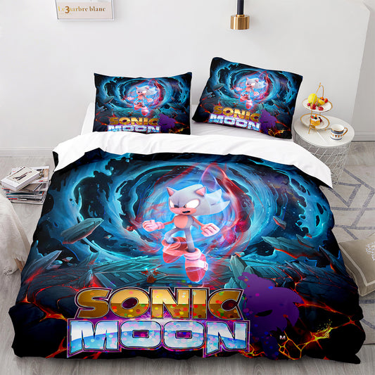 Cutom Duvet Cover Set Pattern Chic Comforter Cover King Size for Teens Adults Bedding Set with Pillowcases  SNK3007