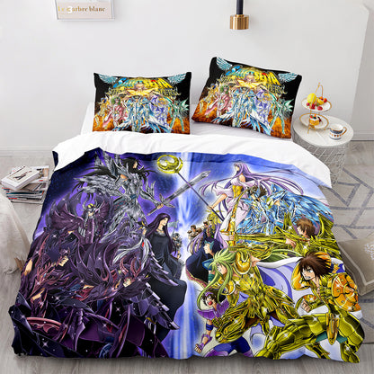 Cutom Duvet Cover Set Pattern Chic Comforter Cover King Size for Teens Adults Bedding Set with Pillowcases  SDS3009