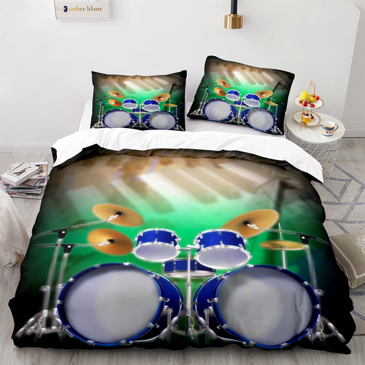 Cutom Duvet Cover Set Pattern Chic Comforter Cover King Size for Teens Adults Bedding Set with Pillowcases  JZG3012