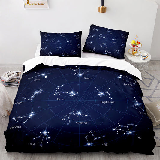 Cutom Duvet Cover Set Pattern Chic Comforter Cover King Size for Teens Adults Bedding Set with Pillowcases  SEXZ3012