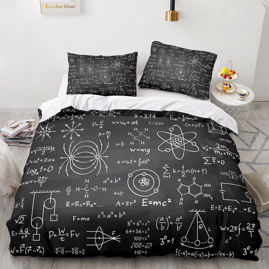 Cutom Duvet Cover Set Pattern Chic Comforter Cover King Size for Teens Adults Bedding Set with Pillowcases  GS3012