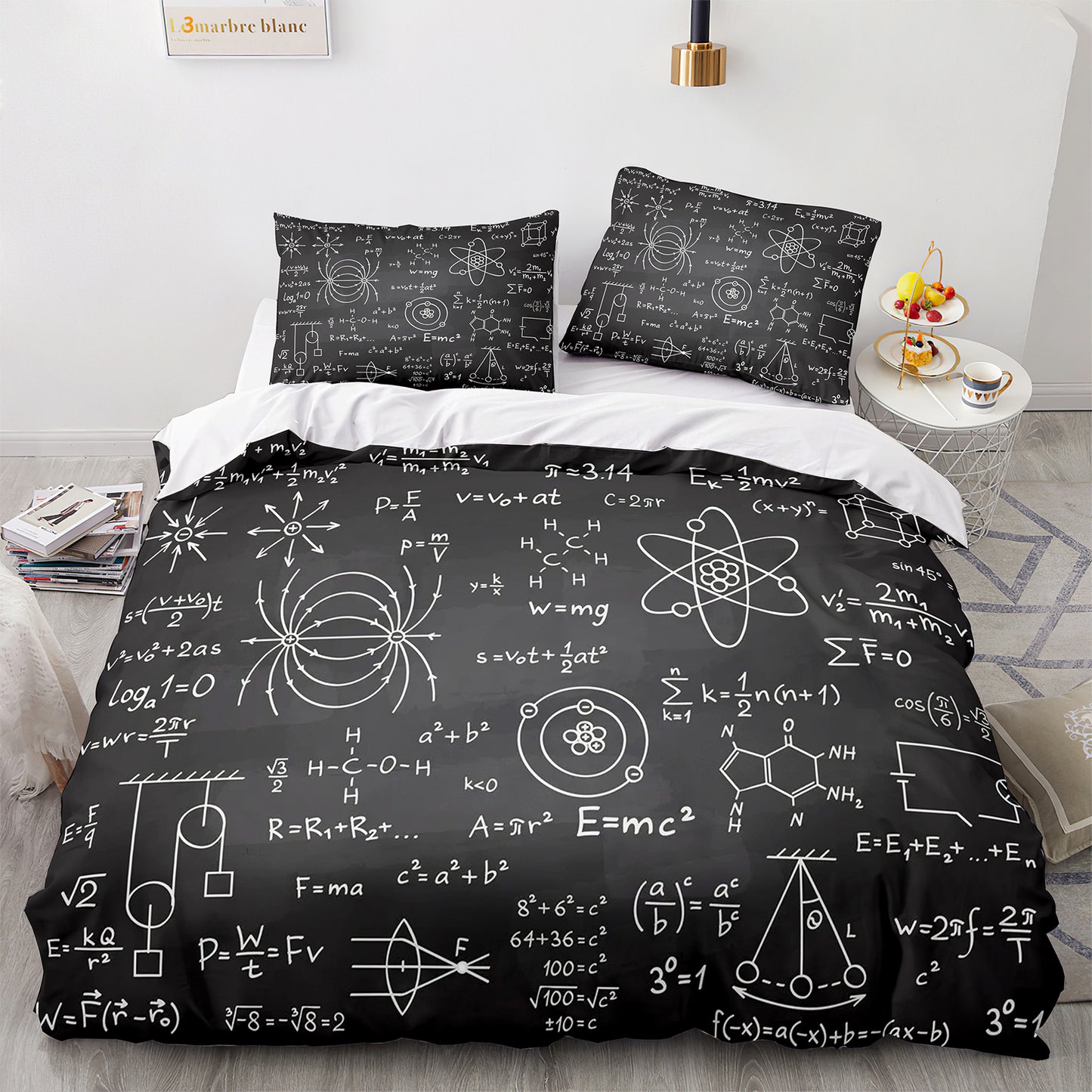 Cutom Duvet Cover Set Pattern Chic Comforter Cover King Size for Teens Adults Bedding Set with Pillowcases  GS3011