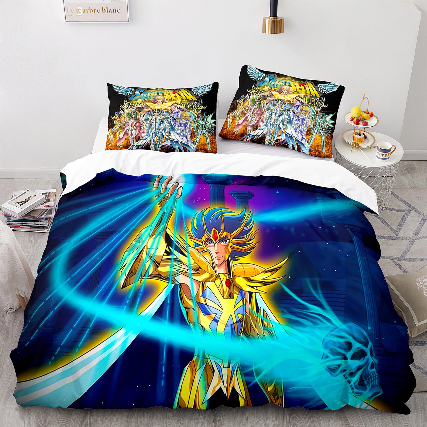 Cutom Duvet Cover Set Pattern Chic Comforter Cover King Size for Teens Adults Bedding Set with Pillowcases  SDS3014
