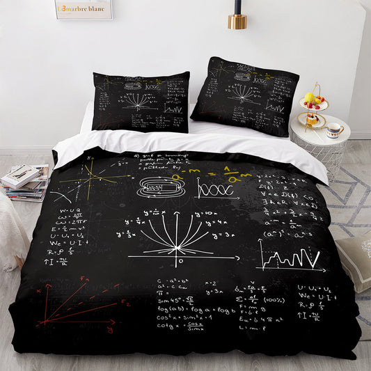 Cutom Duvet Cover Set Pattern Chic Comforter Cover King Size for Teens Adults Bedding Set with Pillowcases  GS3015