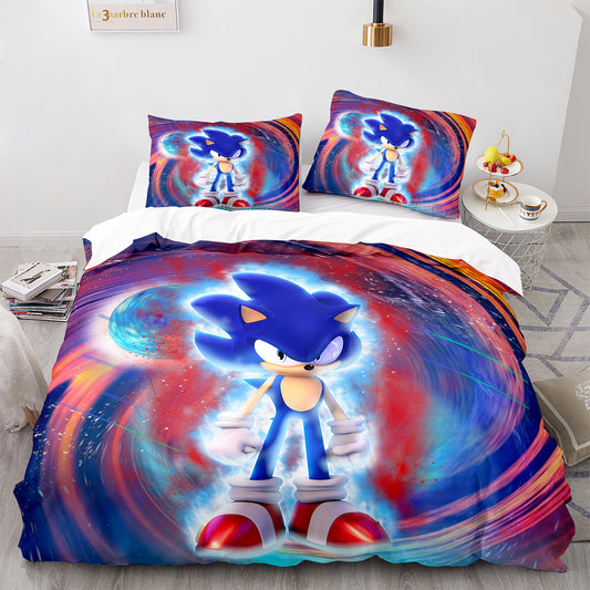 Cutom Duvet Cover Set Pattern Chic Comforter Cover King Size for Teens Adults Bedding Set with Pillowcases  SNK3015