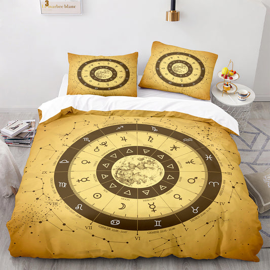 Cutom Duvet Cover Set Pattern Chic Comforter Cover King Size for Teens Adults Bedding Set with Pillowcases  SEXZ3015