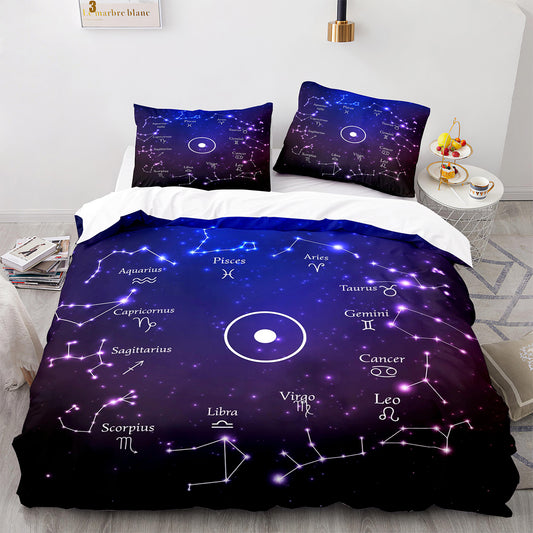 Cutom Duvet Cover Set Pattern Chic Comforter Cover King Size for Teens Adults Bedding Set with Pillowcases  SEXZ3018