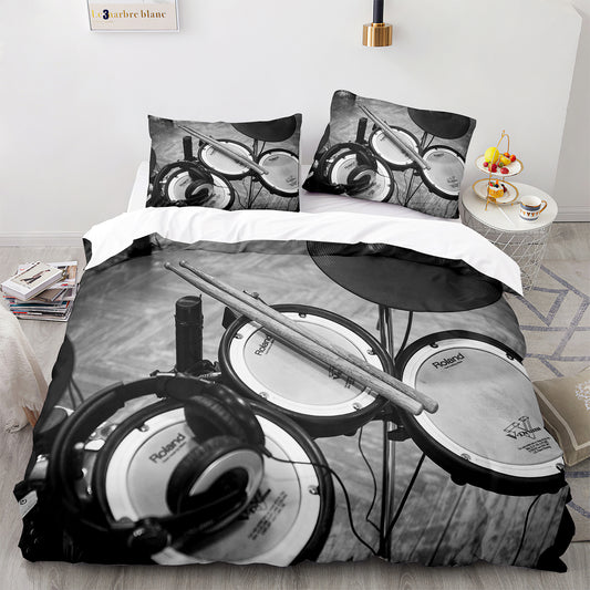 Cutom Duvet Cover Set Pattern Chic Comforter Cover King Size for Teens Adults Bedding Set with Pillowcases  JZG3019