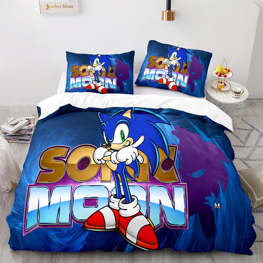 Cutom Duvet Cover Set Pattern Chic Comforter Cover King Size for Teens Adults Bedding Set with Pillowcases  SNK3019