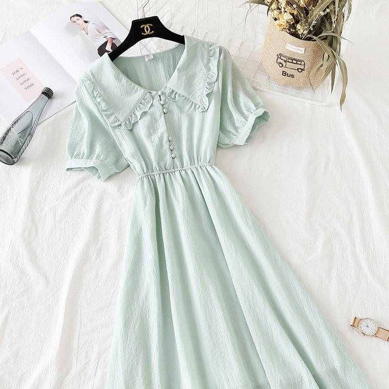 Minority Kikyo doll skirt cotton linen dress  4316