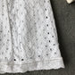 Off shoulder lace cut-out lace strap slim off shoulder dress  3725