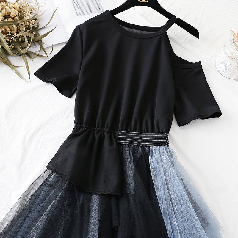 French minority Platycodon grandiflorum skirt mesh fairy super xiansen series  3727