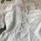 Off shoulder lace cut-out lace strap slim off shoulder dress  3725