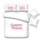 Customize Photo Logo Duvet Cover Boys Girls Adults Gift Custom Made DIY Bedding Set Designer Bed Set Queen Size Quilt Cover  dc1